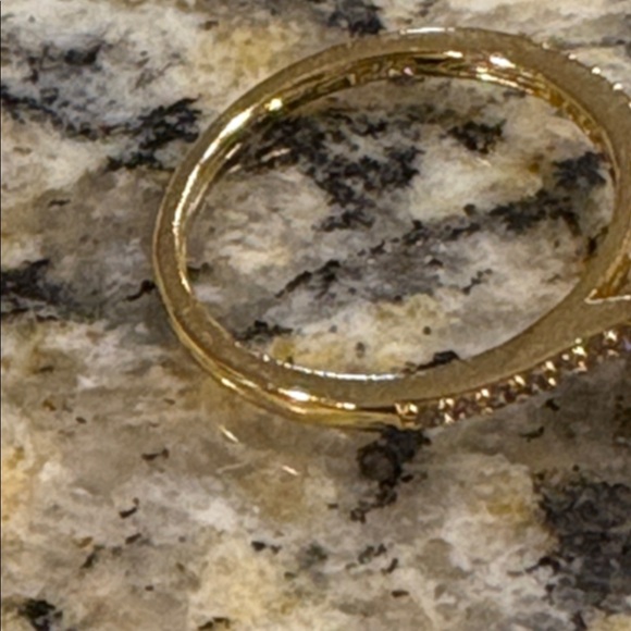 Elegant Gold Ring Set sz 10 s925 - Picture 4 of 6
